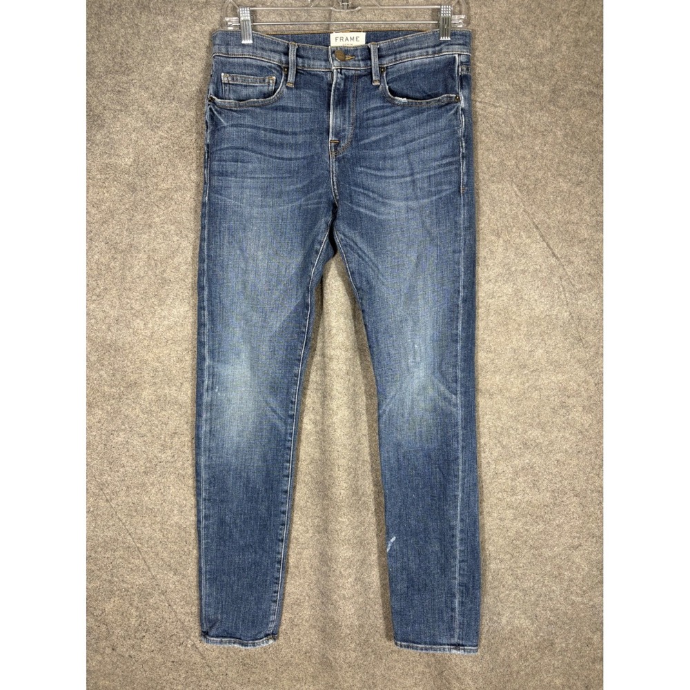 Frame Denim LHomme Straight Jeans Mens 30 Salt Lake Blue Wash LMH759 Made in USA